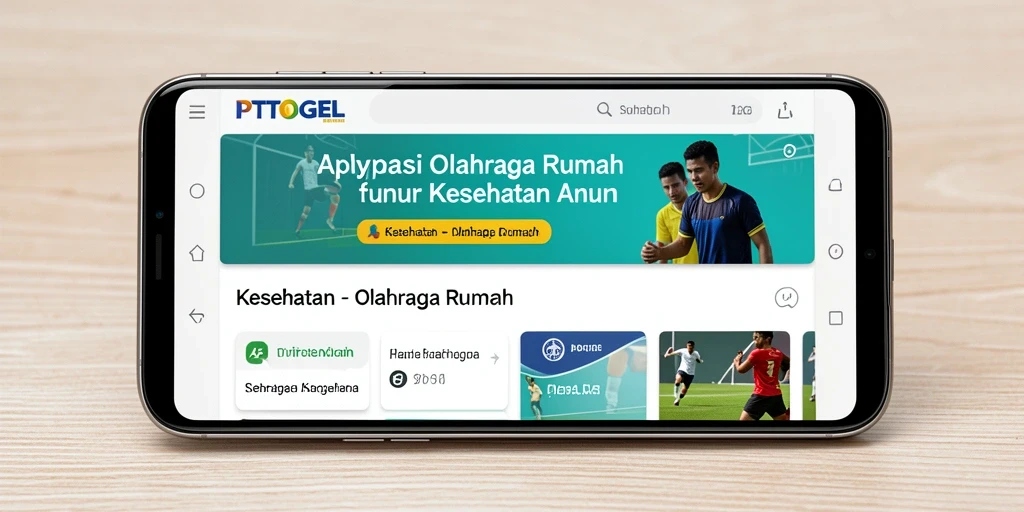 Tampilan antarmuka aplikasi PTTOGEL yang menarik dan informatif.
