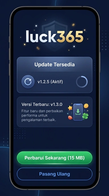 Tampilan riwayat versi luck365